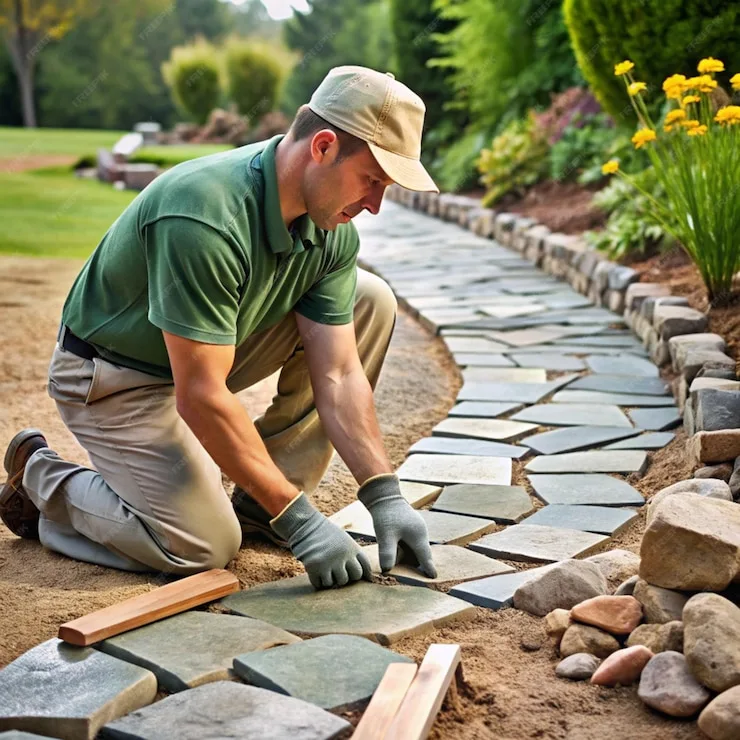 Expert Landscape Stone Services | Turf Green Pro